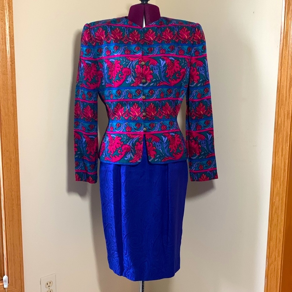 Vintage silk women’s suit set